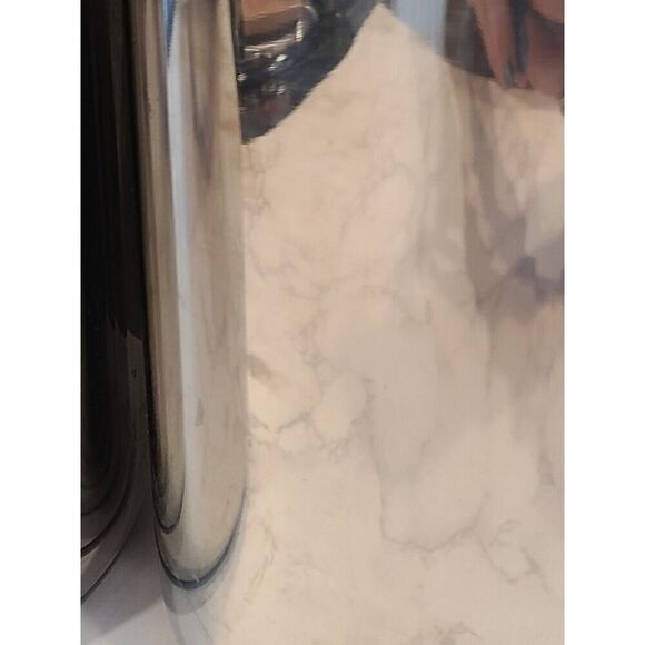 Revere Ware 1801 Stainless Steel MED Canisters w Lucite Knob 1960 MCM Set Of Two - Picture 9 of 10